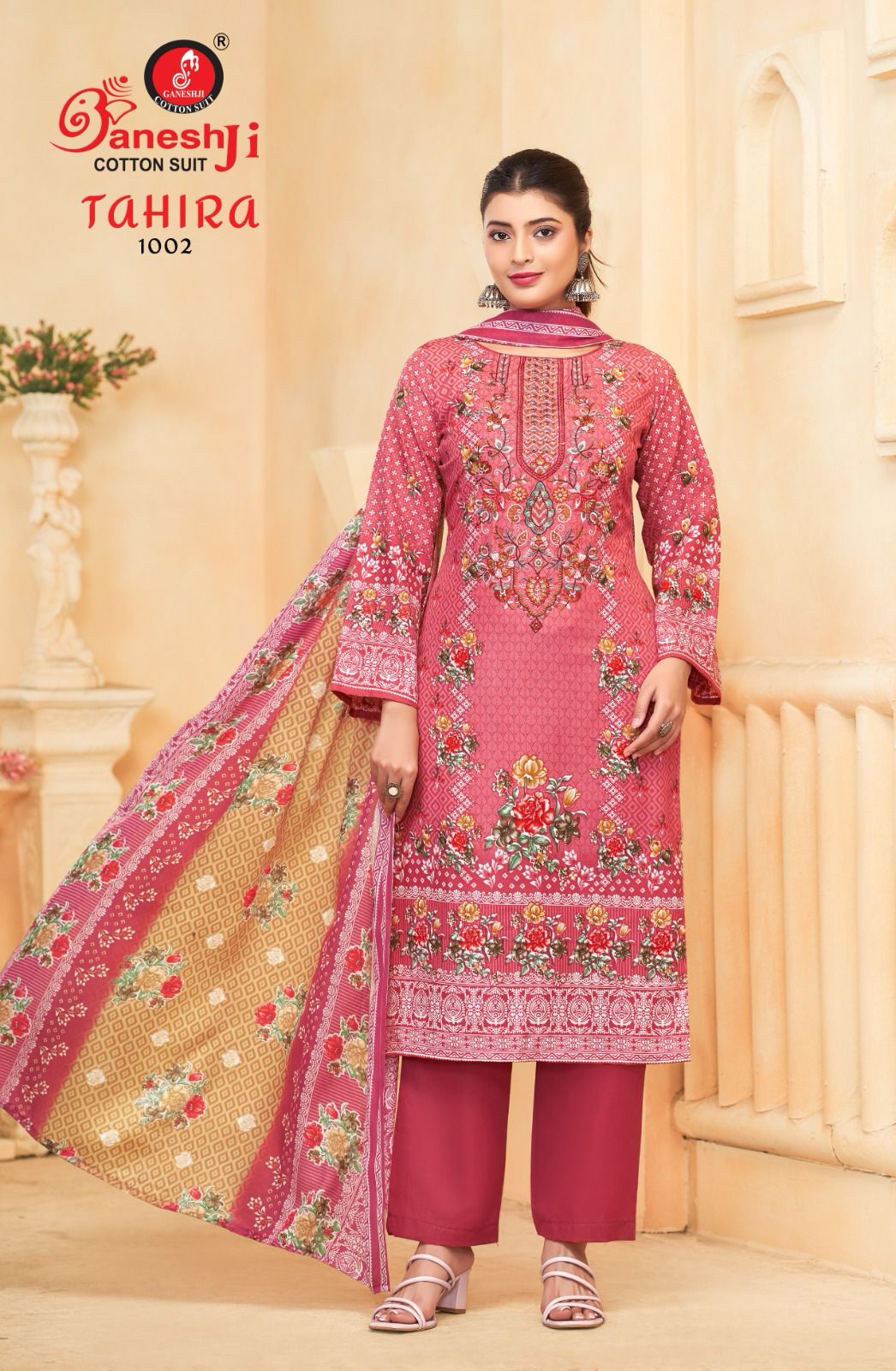 Tahira Vol 1 By Ganeshji Cotton Printed Dress Material Orders In India
